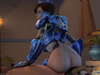 Oversexed and nakal tracer from overwatch gets burungpun.