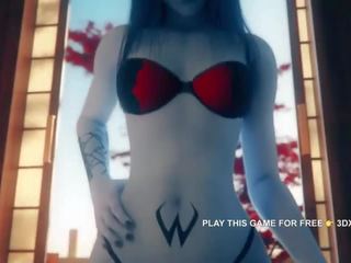 Overwatch - widowmaker seks klips becerdin büyük putz kedi kostümü (sound)