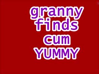 Бабичка finds изпразване yummy, безплатно yummy бабичка възрастен видео c9