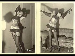 1940 50s 60s s&m b&d betty faqe foto collage